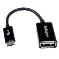 CABLE ADAPTADOR DE 12CM MICRO USB MACHO A USB A HEMBRA OTG PARA TABLETS SMARTPHONES TELÉFONOS INTELIGENTES - NEGRO - STARTECH.COM MOD. UUSBOTG CABLE ADAPTADOR DE 12CM MICRO USB MACHO A USB A HEMBRA OTG PARA TABLETS SMARTPHONES TELÉFONOS INTELIGENTES - NEGRO - STARTECH.COM MOD. UUSBOTG